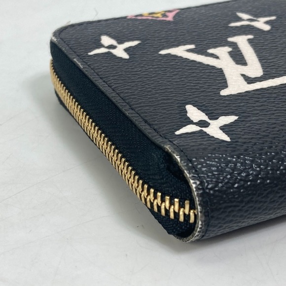 Louis Vuitton Heart Zippy Wallet Monogram Animal Long Wallet Noir Black - Picture 5 of 10
